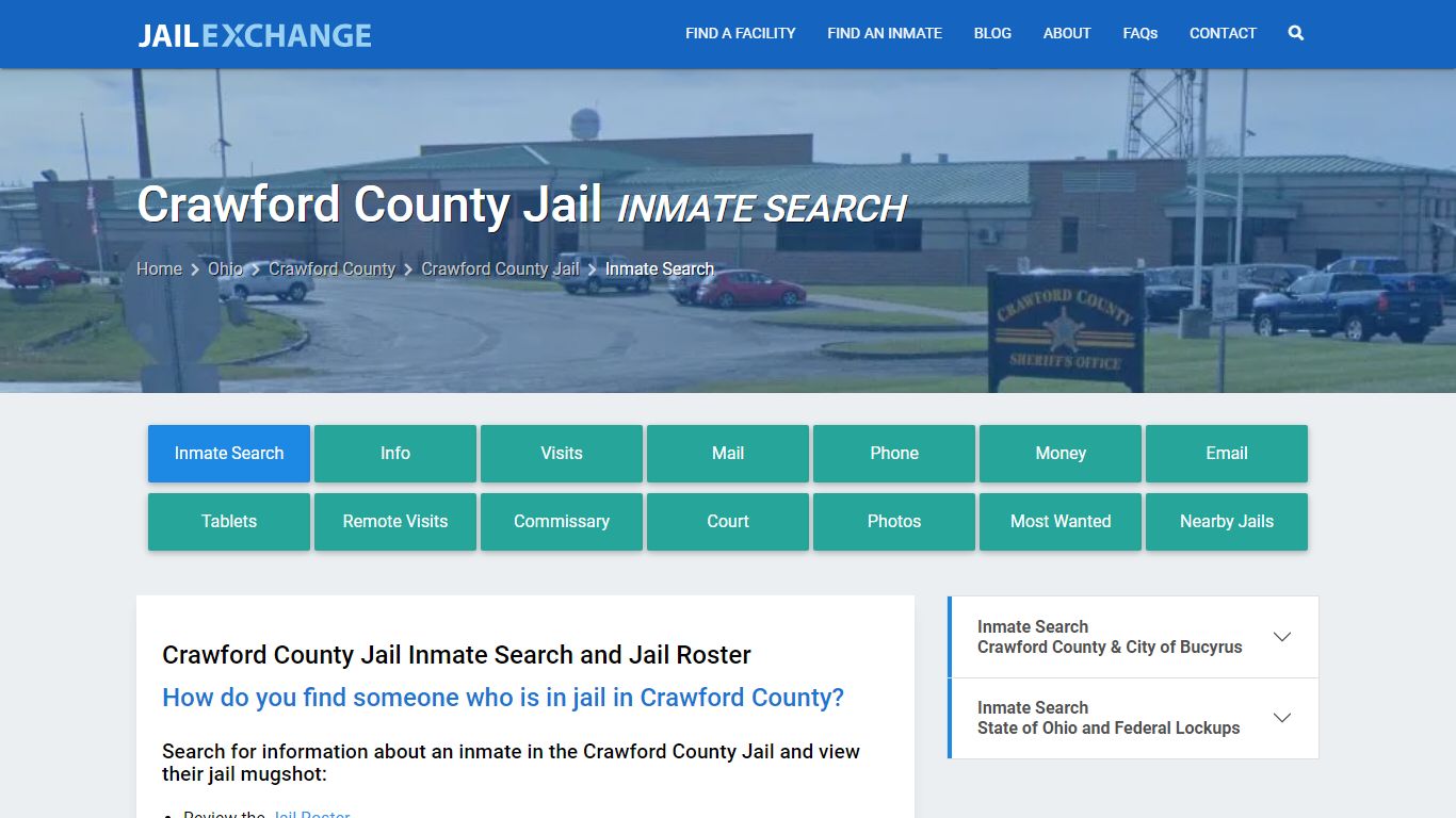 Crawford County Jail Inmate Search - Jail Exchange